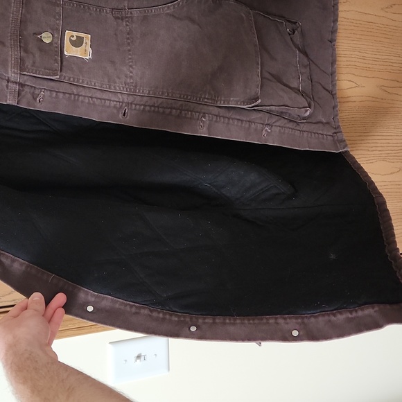 VINTAGE Carhartt Coat Size Men's Large Tall - Picture 7 of 8